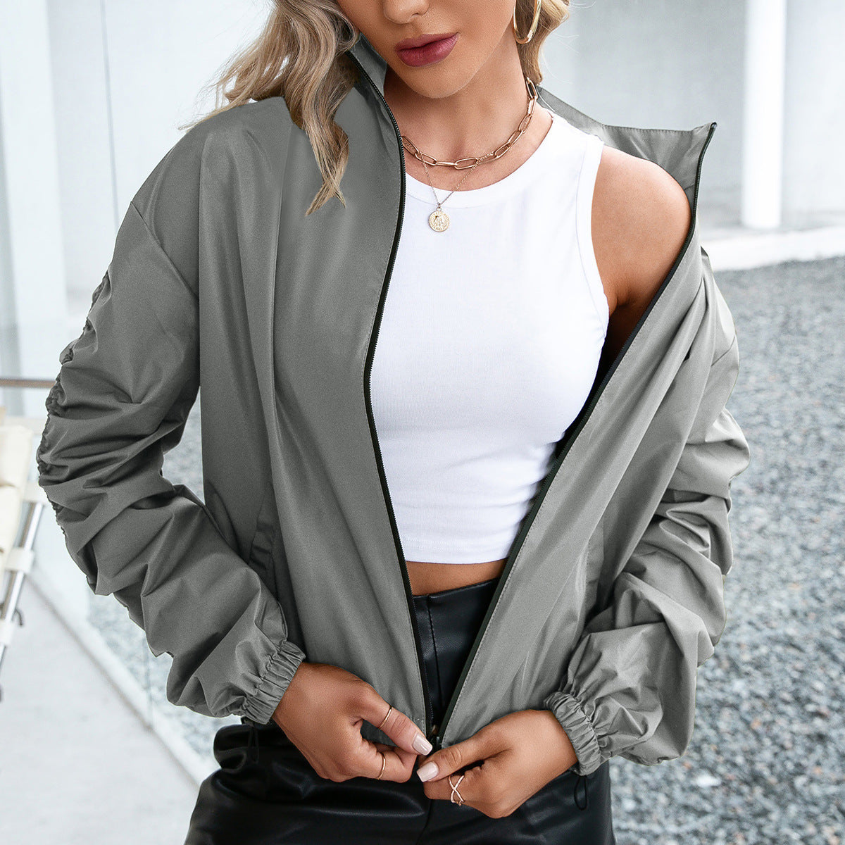 Women's Sport Climbing Raincoat Casual Jacket