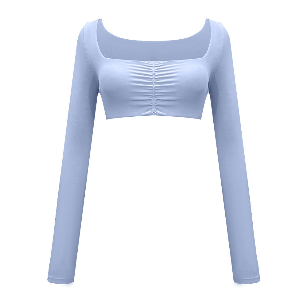 Flared Pants Solid Color Sports Long-sleeve Suit