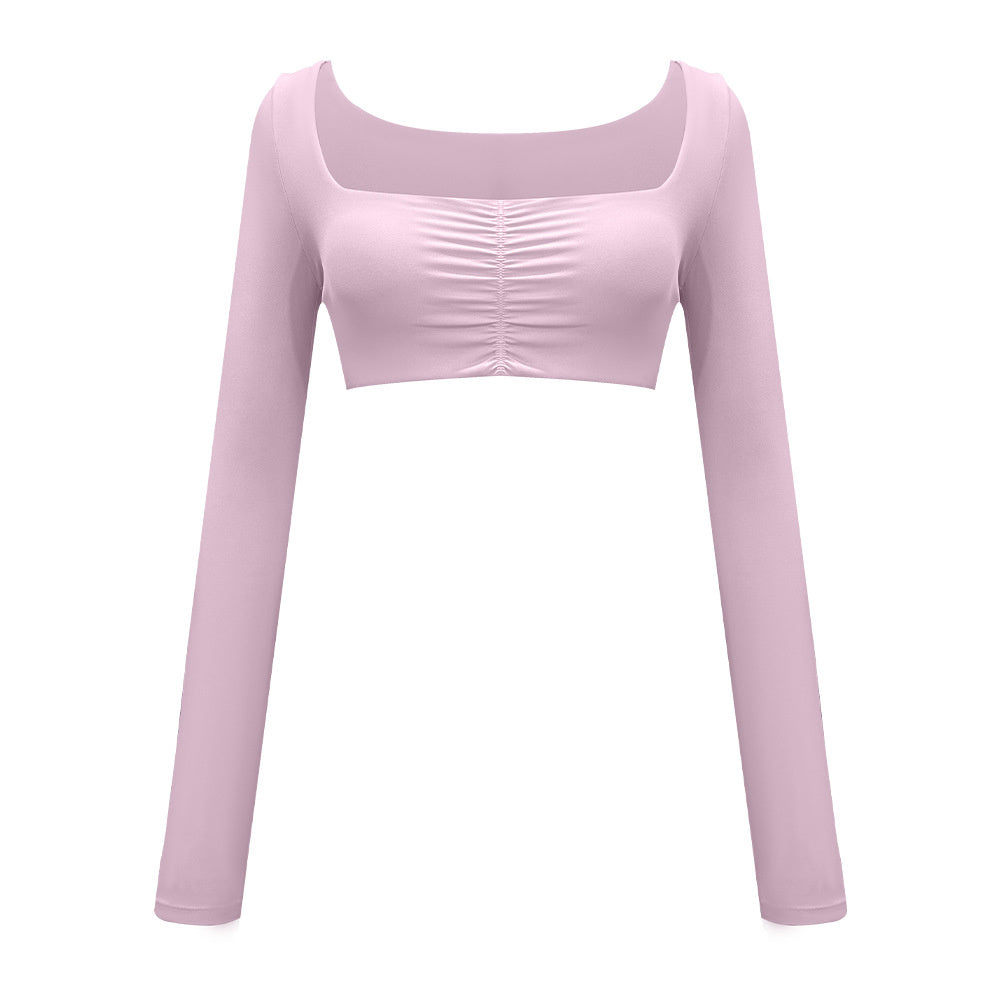 Flared Pants Solid Color Sports Long-sleeve Suit