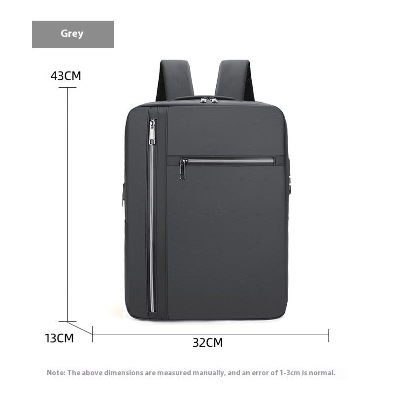 Anti-theft Password Lock Backpack Business Commute Large Capacity Men's