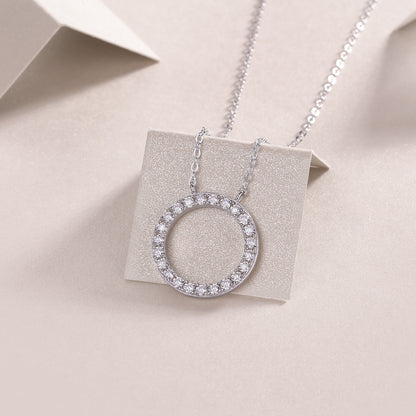 As You Wish - A Fashionable And Luxurious Diamond Jewelry Pendant Set With Moissanite S925 Sterling Silver And Platinum Plating
