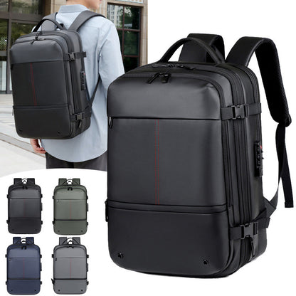 Multi-functional High-grade Vacuum Compression Business Backpack