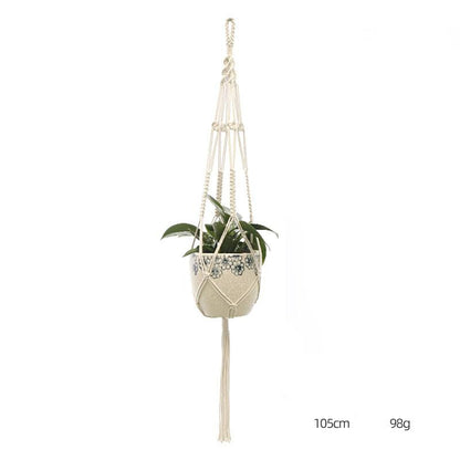 Custom Hand-knitted Hanging Flowerpot Net Bag