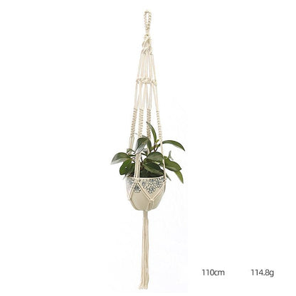 Custom Hand-knitted Hanging Flowerpot Net Bag