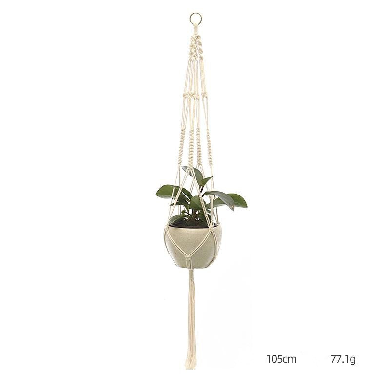 Custom Hand-knitted Hanging Flowerpot Net Bag