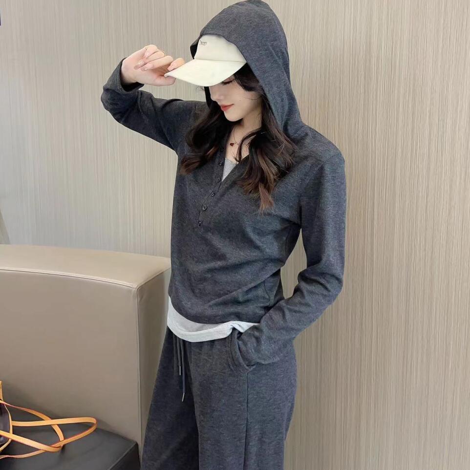 Casual Exercise Suit Women's Hoodie Slimming Loose