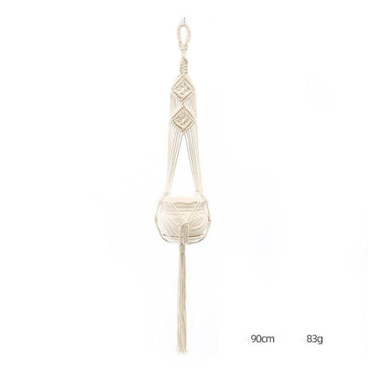 Custom Hand-knitted Hanging Flowerpot Net Bag