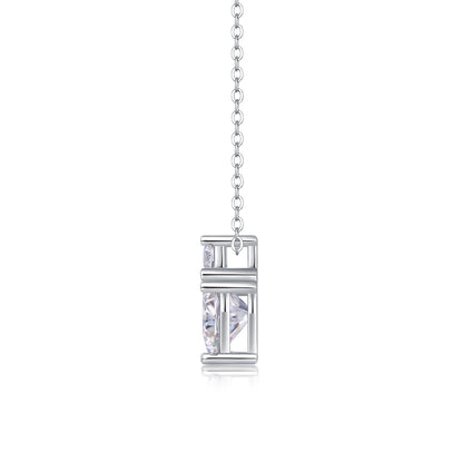Ripple Fantasy - A Fashionable And Luxurious Diamond Jewelry Pendant Set With Moissanite S925 Sterling Silver And Platinum Plating