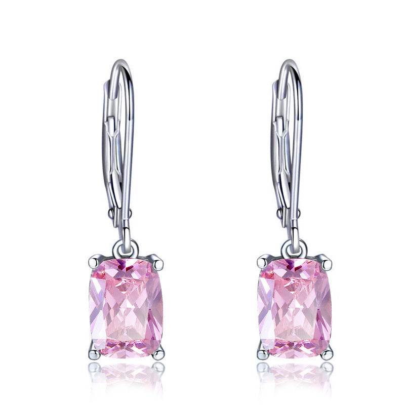 Simple Zircon Earrings European And American Ornament