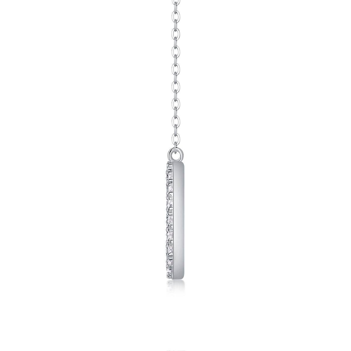 As You Wish - A Fashionable And Luxurious Diamond Jewelry Pendant Set With Moissanite S925 Sterling Silver And Platinum Plating