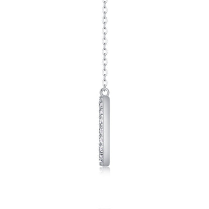 As You Wish - A Fashionable And Luxurious Diamond Jewelry Pendant Set With Moissanite S925 Sterling Silver And Platinum Plating