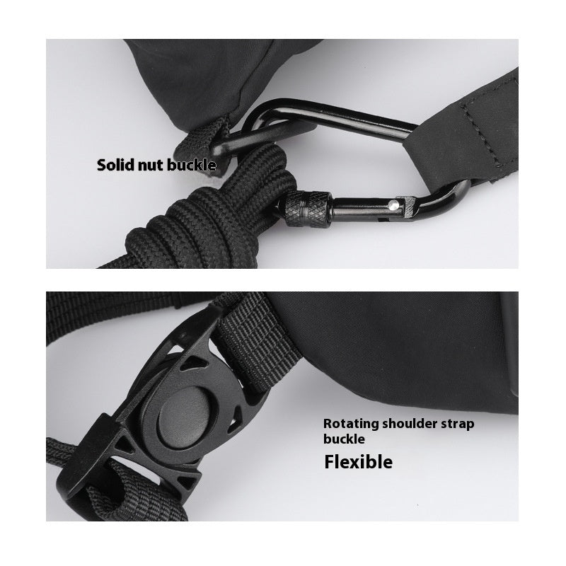 Crossbody Bag Men's Portable Portable Single Shoulder Backpack Chest Bag