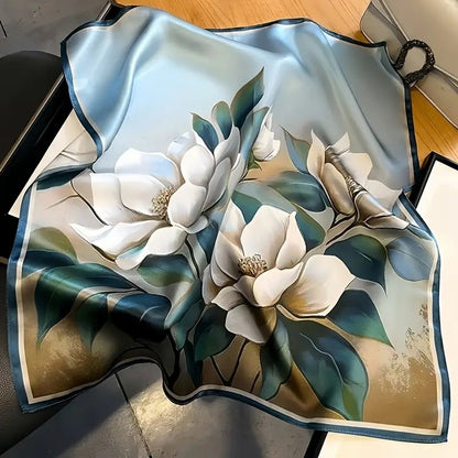 70 Silk Scarf Square Scarf High Sense Korean Style Fashion All-matching