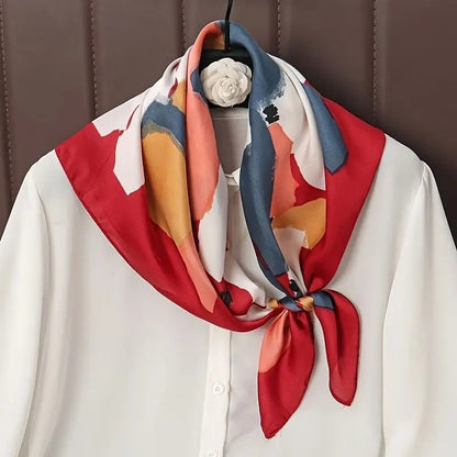 70 Silk Scarf Square Scarf High Sense Korean Style Fashion All-matching