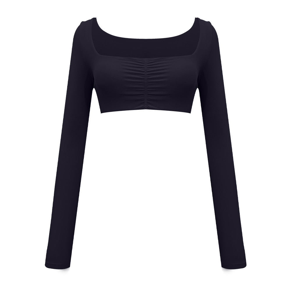 Flared Pants Solid Color Sports Long-sleeve Suit