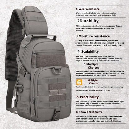 Men's Chest Bag Cycling Shoulder Crossbody Bag
