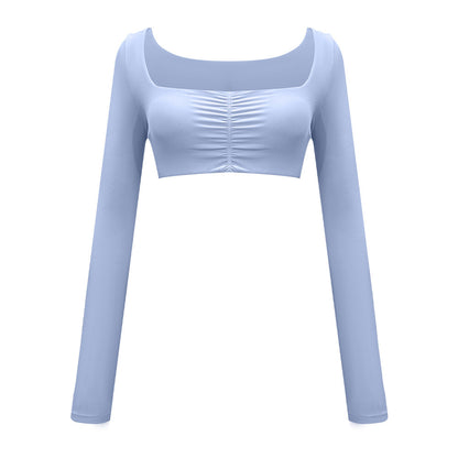 Flared Pants Solid Color Sports Long-sleeve Suit