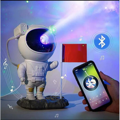 Astronaut Galaxy Projector Night Lamp – USB Powered Starry Sky Light