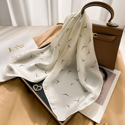 New 70 Korean Style Small Square Towel Silk Scarf For Women
