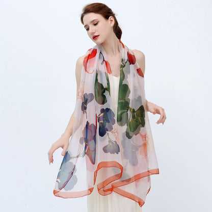 Yarn Cashew Printed Beach Travel Sun Protection Scarf
