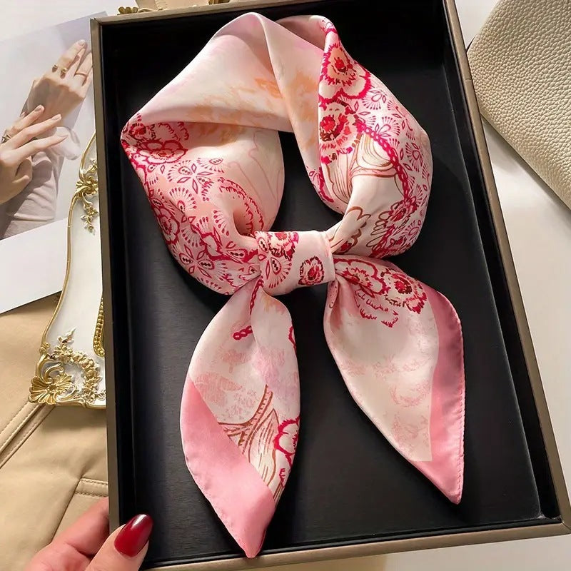70 Silk Scarf Square Scarf High Sense Korean Style Fashion All-matching