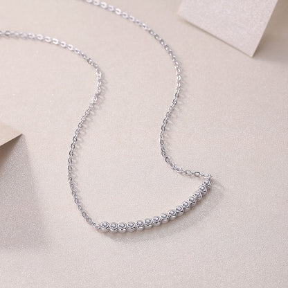 Floating World - Fashionable And Luxurious Diamond Jewelry Pendant Set With Moissanite S925 Sterling Silver And Platinum-plated