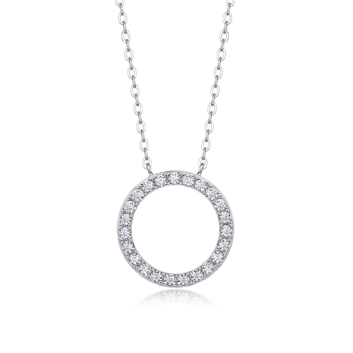 As You Wish - A Fashionable And Luxurious Diamond Jewelry Pendant Set With Moissanite S925 Sterling Silver And Platinum Plating