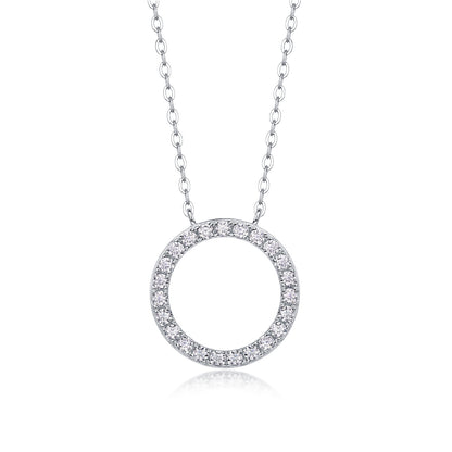 As You Wish - A Fashionable And Luxurious Diamond Jewelry Pendant Set With Moissanite S925 Sterling Silver And Platinum Plating