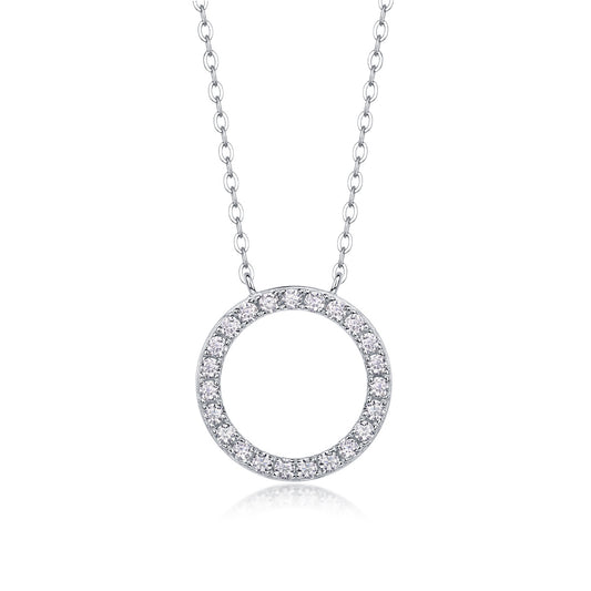 As You Wish - A Fashionable And Luxurious Diamond Jewelry Pendant Set With Moissanite S925 Sterling Silver And Platinum Plating