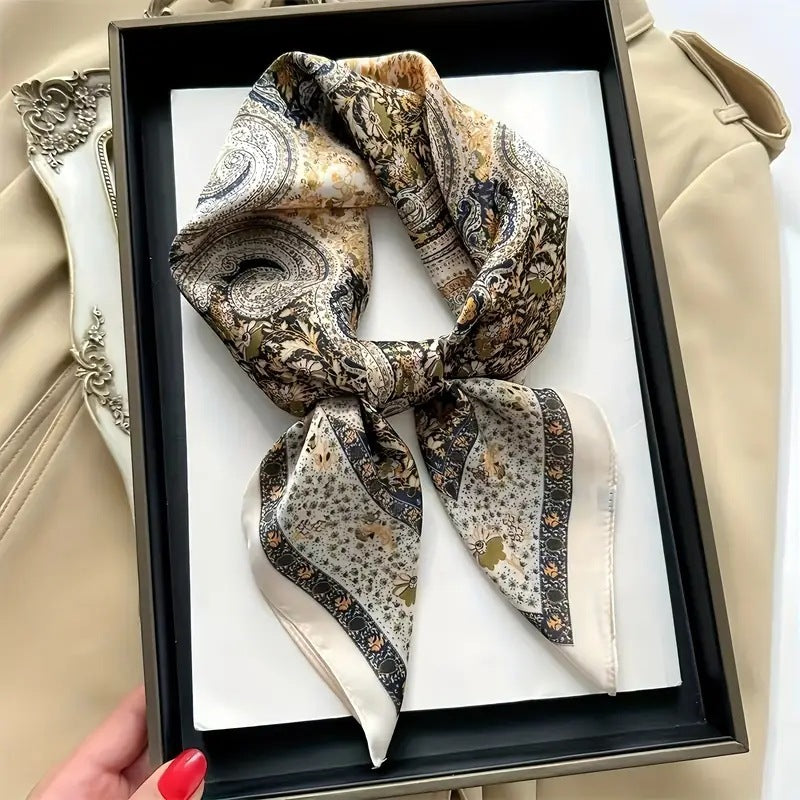 70 Silk Scarf Square Scarf High Sense Korean Style Fashion All-matching