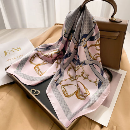 New 70 Korean Style Small Square Towel Silk Scarf For Women