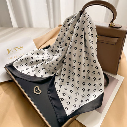 New 70 Korean Style Small Square Towel Silk Scarf For Women