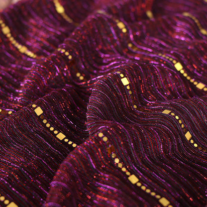 New Women's Lamp Wick Silk Sequined Scarf