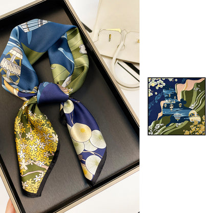 70CM Silk Handkerchief  Luxurious