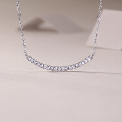Joy - A Fashionable And Luxurious Diamond Jewelry Pendant Set With Moissanite S925 Sterling Silver And Platinum Plating