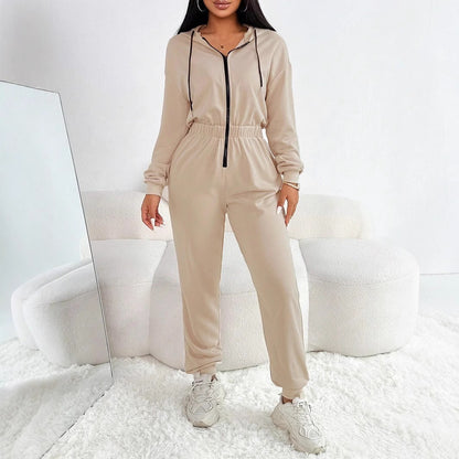 Women's Solid Color Long Sleeve Autumn And Winter Warm