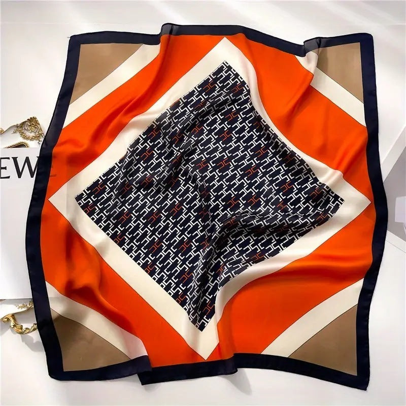 70 Silk Scarf Square Scarf High Sense Korean Style Fashion All-matching