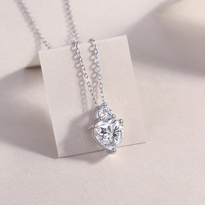 Ripple Fantasy - A Fashionable And Luxurious Diamond Jewelry Pendant Set With Moissanite S925 Sterling Silver And Platinum Plating