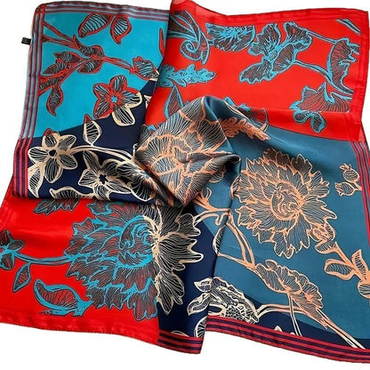 70 Silk Scarf Square Scarf High Sense Korean Style Fashion All-matching