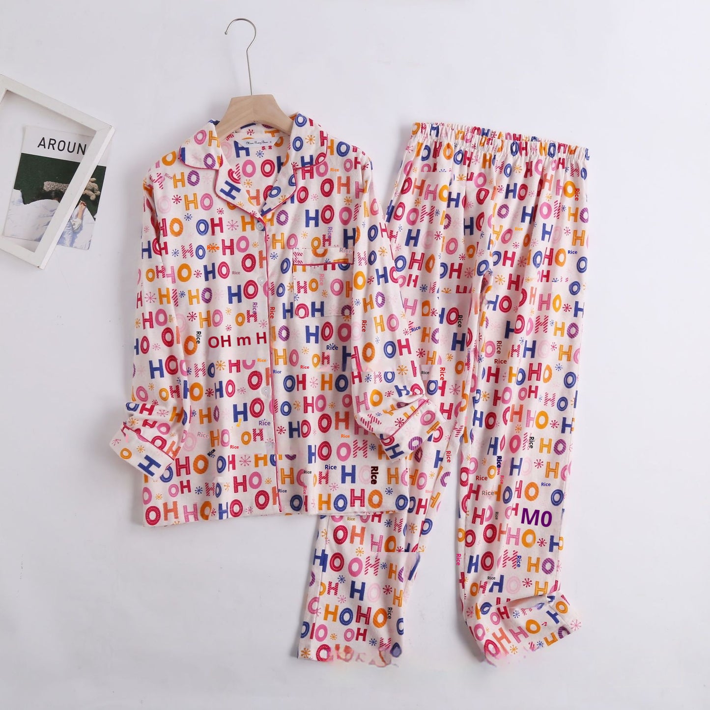 Women's Pajamas Simple Spring, Autumn And Winter Long Sleeves Trousers Suit