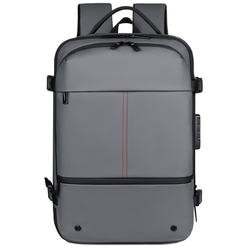 Multi-functional High-grade Vacuum Compression Business Backpack
