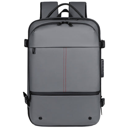Multi-functional High-grade Vacuum Compression Business Backpack