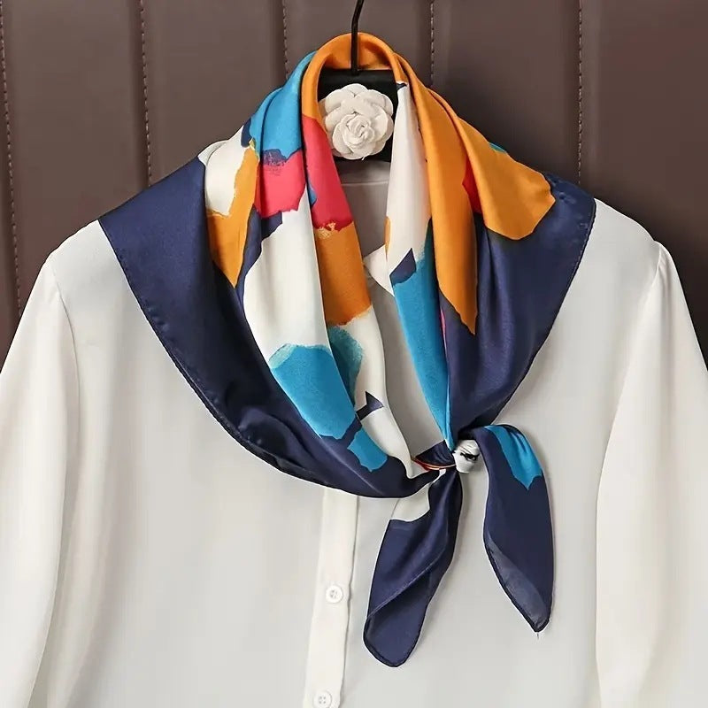 70 Silk Scarf Square Scarf High Sense Korean Style Fashion All-matching