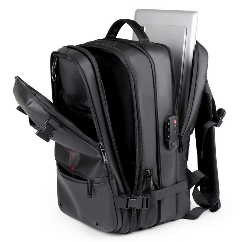 Multi-functional High-grade Vacuum Compression Business Backpack