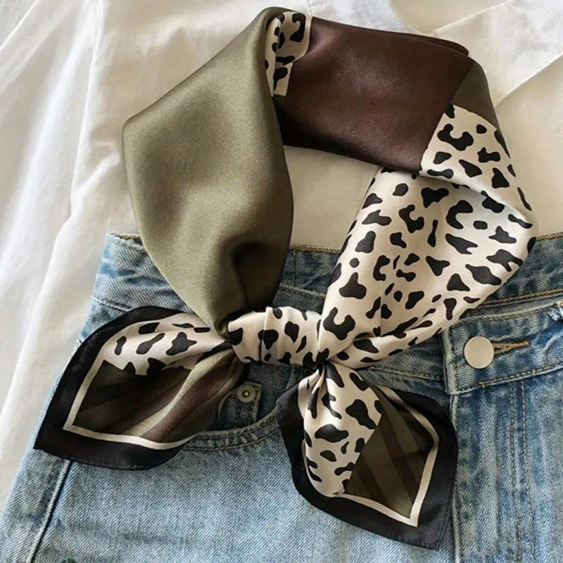 70 Silk Scarf Square Scarf High Sense Korean Style Fashion All-matching