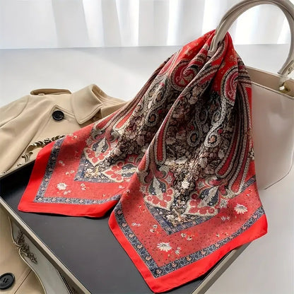 70 Silk Scarf Square Scarf High Sense Korean Style Fashion All-matching
