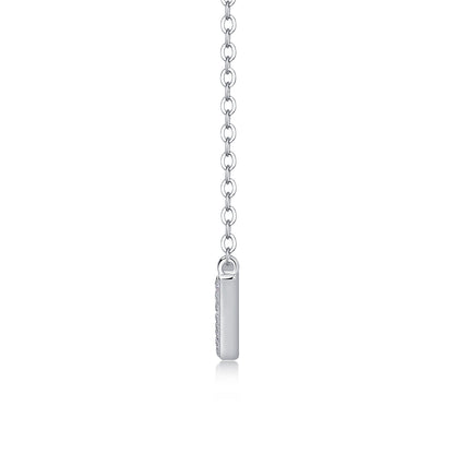 Joy - A Fashionable And Luxurious Diamond Jewelry Pendant Set With Moissanite S925 Sterling Silver And Platinum Plating