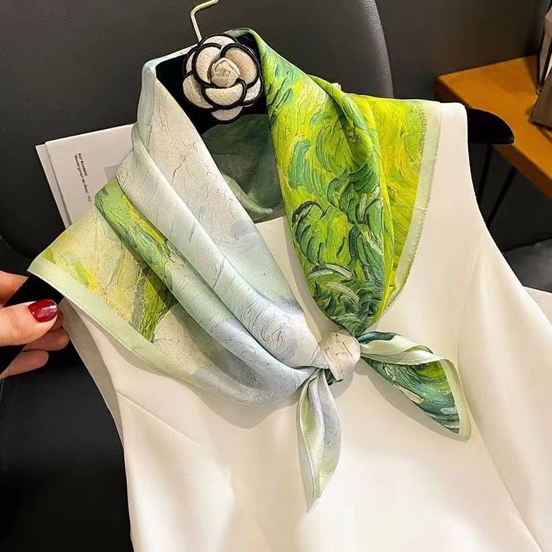 Women's High-end Thin Square Scarf