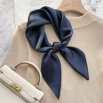 Spring And Autumn Elegant Retro Silk High-end Scarf