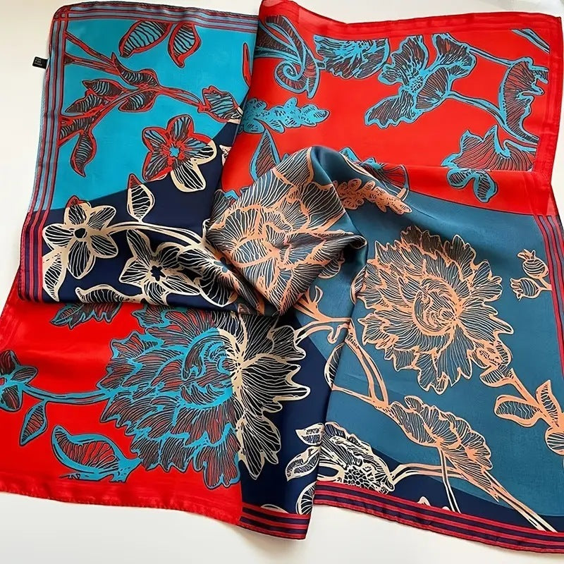 70 Silk Scarf Square Scarf High Sense Korean Style Fashion All-matching